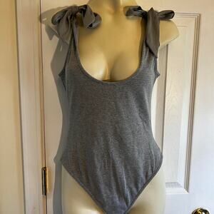 Day moon heather gray bodysuit